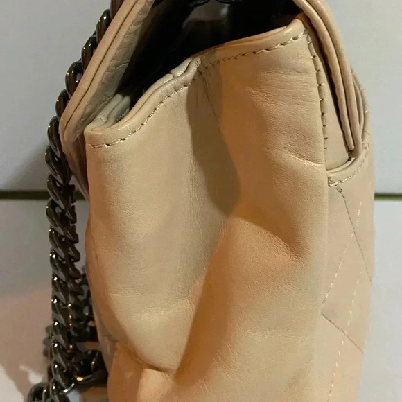 Borse in pelle pink quilted leather satchel handbag - Picture 8 of 11